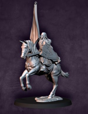 Wood Elf Banner - Mounted | Wood Elves | Davale Games | Fantasy