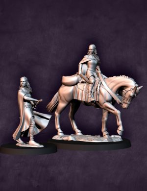 Bloody Elf Maiden - Foot and Mounted | Bloody Elves | Davale Games | Fantasy