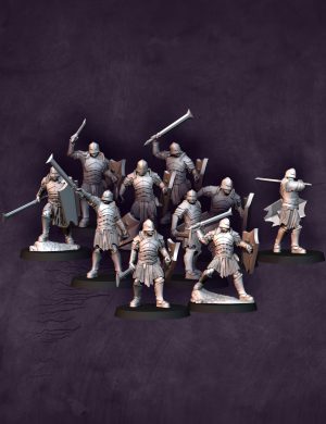 Blood-Handed Orcs With Shield And Sword | Blood-Handed | Davale Games | Fantasy