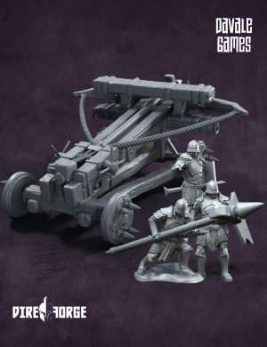 Balista With 3 Blood-Handed Orcs | Blood-Handed Orcs | Davale Games | Fantasy