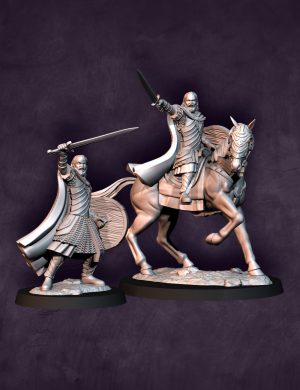 West Humans King mtd and foot | West Humans | Davale Games | Fantasy