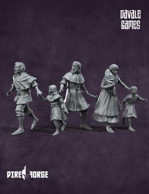 Peasants Fleeing | Visigoths | Davale Games | Historical