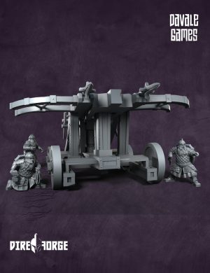 Silver Goat Dwarves Balista With Dotation | Silver Goat Dwarves | Davale Games | Fantasy