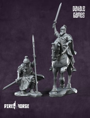 Visigoths King on Foot and Mounted | Visigoths | Davale Games | Historical