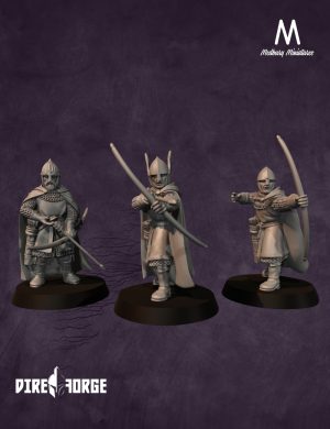 City Guard With Bows On Foot | 11th Century | Medbury | Historical