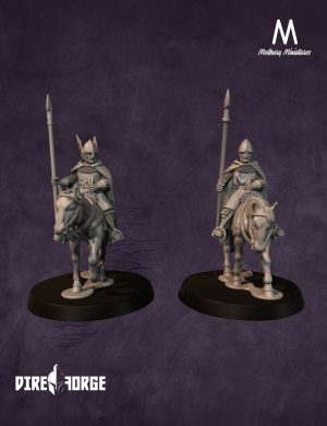 City Guard With Spears Mtd | 11th Century | Medbury | Historical