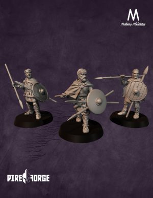 Dark Ages Skirmishers With Javelins 1 | Outlaws, Rangers and Free Men | Medbury | Fantasy