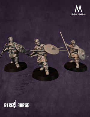 Dark Ages Skirmishers With Javelins 2 | Outlaws, Rangers and Free Men | Medbury | Fantasy