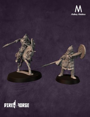 Horsa foot and mounted | Vendel Era | Medbury | Historical