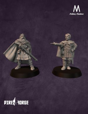 Hrothgar And Unferth | Vendel Era | Medbury | Historical