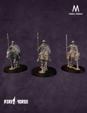 Mounted Scottish Sergeants With Spears | Scottish War of Independence | Medbury | Historical