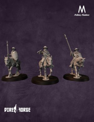 Mounted Sergeants With Spears | Scottish War of Independence | Medbury | Historical