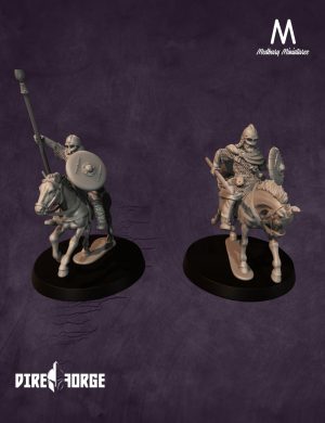 Mounted Vendel Era Armoured Warriors With Spears 3 | Vendel Era | Medbury | Historical