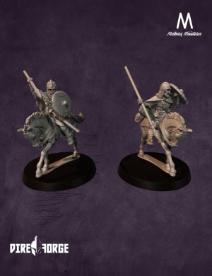 Mounted Vendel Era Armoured Warriors With Spears | Vendel Era | Medbury | Historical