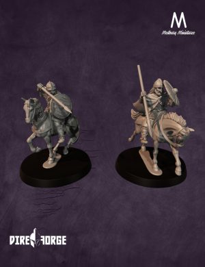 Mounted Vendel Era Armoured Warriors With Spears 4 | Vendel Era | Medbury | Historical