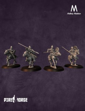 Norman Knights With Spears 1 | 11th Century | Medbury | Historical