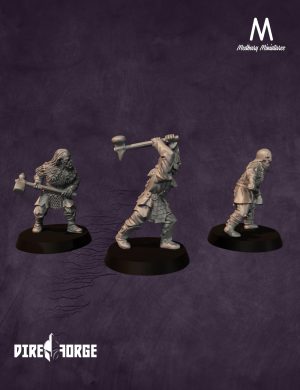 Orc Rabble with 2 handed Hammers | Regular Orcs | Medbury | Fantasy