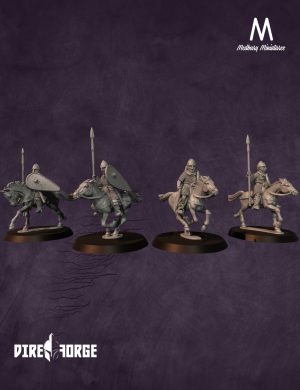 Norman Knights With Spears 2 | 11th Century | Medbury | Historical