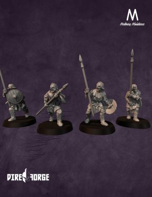 Orc Rabble With Spear and Shield | Regular Orcs | Medbury | Fantasy