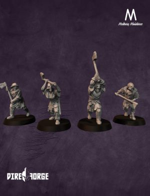 Orc Rabble With Two Handed Axes | Regular Orcs | Medbury | Fantasy