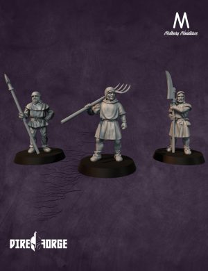 Peasant Spearmen At Rest | Kingdom of Men | Medbury | Historical