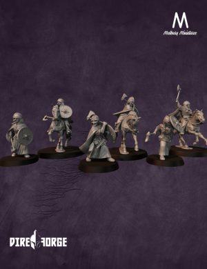 ShieldMaidens with Axes foot and mounted | Hengstland | Medbury | Fantasy