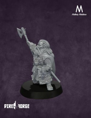 Vegdrasill Strong brow, Captain of the Dwarves of the Saphire Ridges | Dwarves of the Saphire Ridges | Medbury | Fantasy