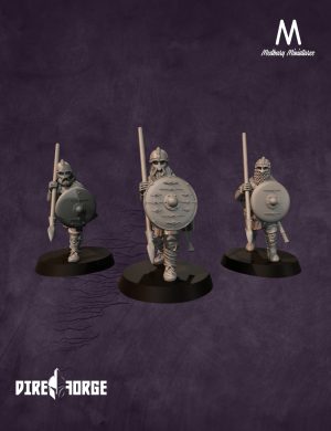 Vendel Era Warriors With Spears 1 | Vendel Era | Medbury | Historical