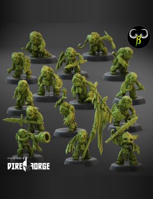 Rune Trogg Squad | Fantasy Battle | ClayBeastCreation | Fantasy