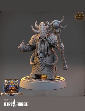 Kromund The Fire Whisperer - Deviant Dwarves of the Pandemonium | Daybreak Miniatures | Fantasy