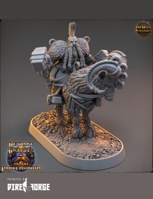 Lukasz Drencher on Fire Goat - Deviant Dwarves of the Pandemonium | Daybreak Miniatures | Fantasy