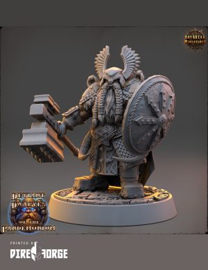 Thourung The Brazen Baron - Deviant Dwarves of the Pandemonium | Daybreak Miniatures | Fantasy