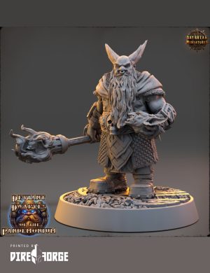 Vladkaz Of The Burning Earth - Deviant Dwarves of the Pandemonium | Daybreak Miniatures | Fantasy