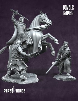 High King of Grey Castle on foot and mtd | Grey Castle | Davale Games | Fantasy