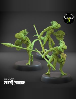 Nova Raptor Set C | Fantasy Battle | ClayBeastCreation | Fantasy