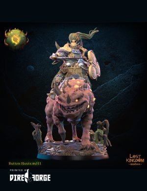 Volnir, the Creeper, on Rotten Beast | Lost Kingdom Miniatures | Fantasy