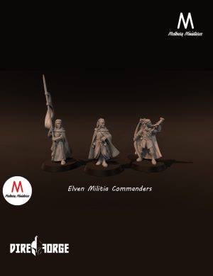 Elven Militia Commanders | Elves | Medbury | Fantasy