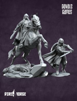 Lady of the horses on foot and mtd | West Humans | Davale Games | Fantasy