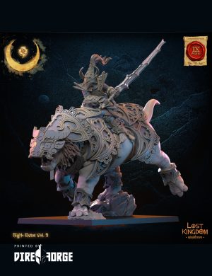 Baihu, Tsurugi Hero on Tao Tie | Lost Kingdom Miniatures | Fantasy