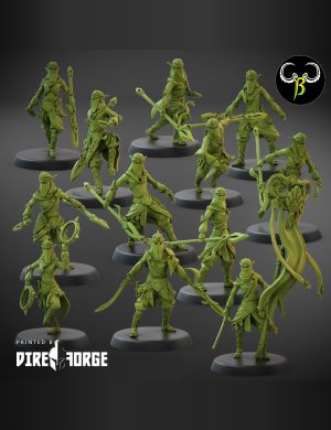 Dune Dancers Lance Squad | Fantasy Battle | ClayBeastCreation | Fantasy