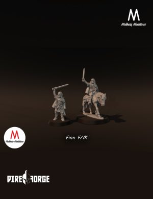 Finn mounted and foot | Vendel Era | Medbury | Historical