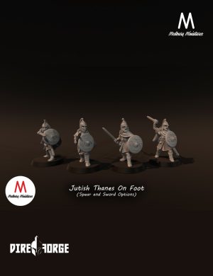 Jutish Thanes On Foot | Vendel Era | Medbury | Historical