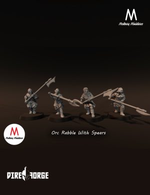 Orc Rabble With Spears | Vendel Era | Medbury | Historical