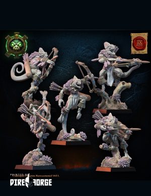 Kuaxotl Unit with bows | Fantasy Battle | Lost Kingdom Miniatures | Fantasy