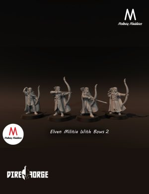 Elven Militia With Bows 2 | 14th century | Medbury | Fantasy