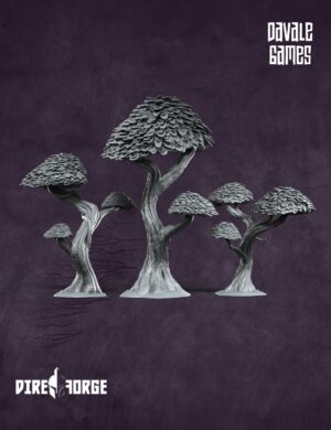 3x Elven trees | Scenery | Medbury | Fantasy