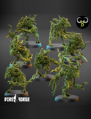 Vine Spirit Bow Squad | Fantasy Battle | ClayBeastCreation | Fantasy