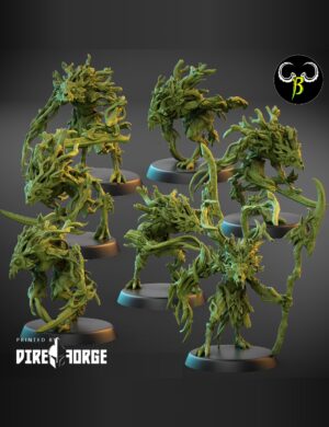 Vine Spirit Sword Squad | Fantasy Battle | ClayBeastCreation | Fantasy