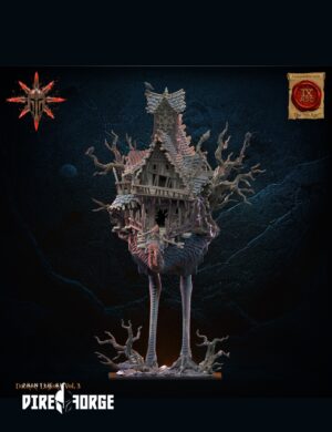 Baba Jaga, Daemon Witch on Horror Bird | Lost Kingdom Miniatures | Fantasy