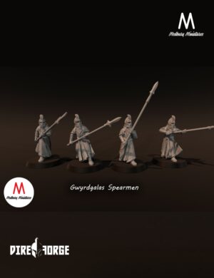 Gwyrdgalas Elves With Spears | Elves | Medbury | Fantasy